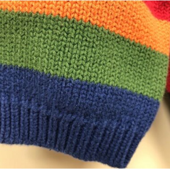 Crewcuts XS Long Sleeve Striped Cotton Sweater - Picture 4 of 8